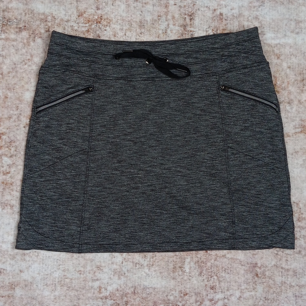 Athleta Metro Skort Gray Athletic Mini Skirt Womens Medium